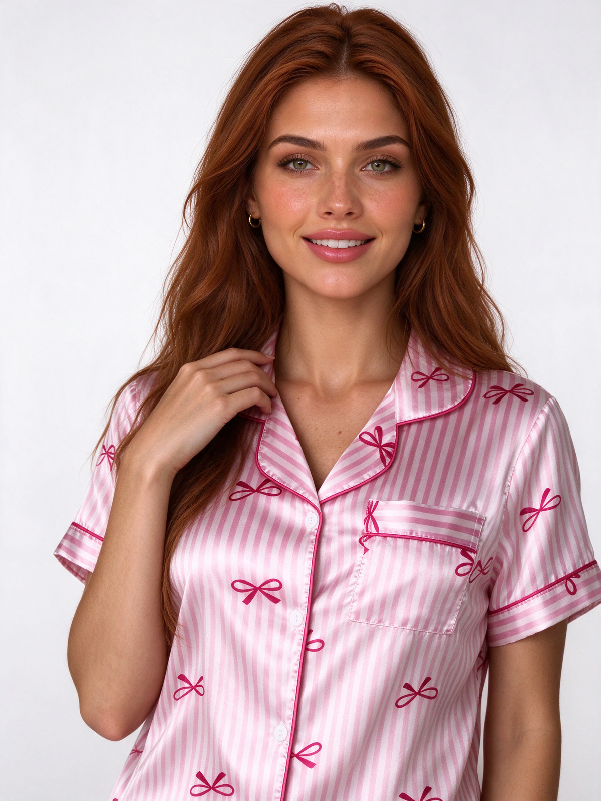 Maisie Bow Pajama Set