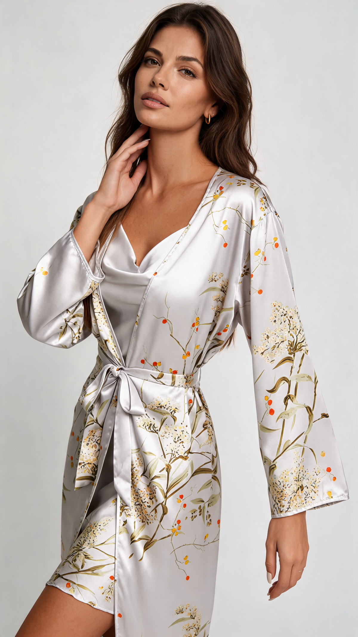Emerald Satin Nightwear Set